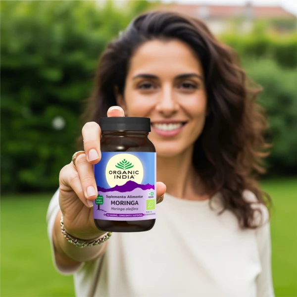 Moringa Organic India energia nutrição e vitalidade