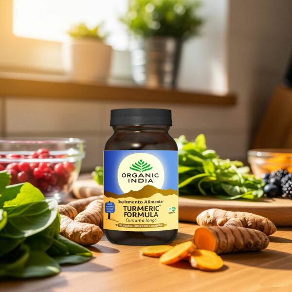Turmeric Formula Organic India™- 90 cápsulas - Image 3