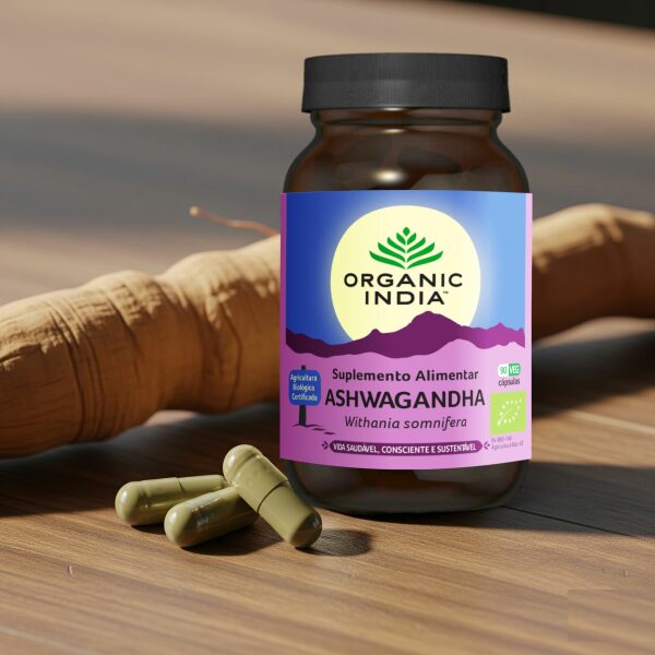 Ashwagandha Bio Organic India™- 90 cápsulas - Image 3