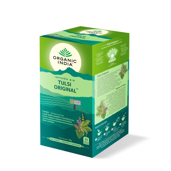 Infusao Bio Tulsi Original Organic India 25 saq