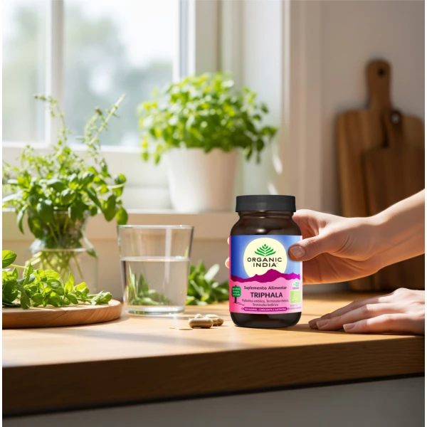Triphala Bio Organic India™ - 90 cápsulas - Image 3