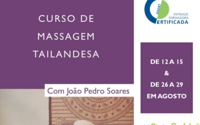 1ª Edição Curso de Massagem Tailandesa | Agosto 2021