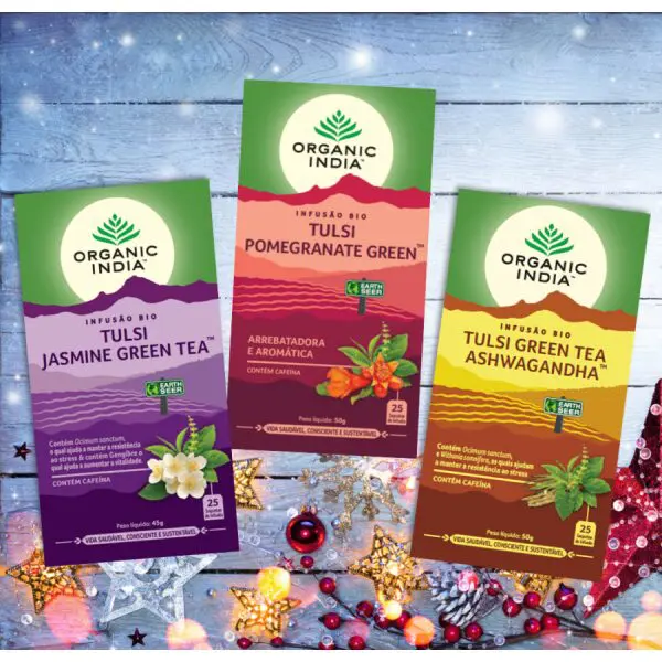 Trio Tulsi e Chas Verdes Organic India™