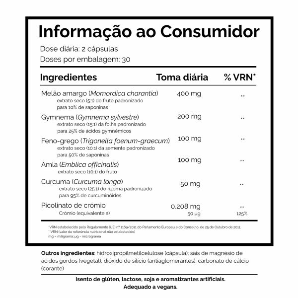 Informação ao Consumidor Metabolic-Z Dharma Botanicals