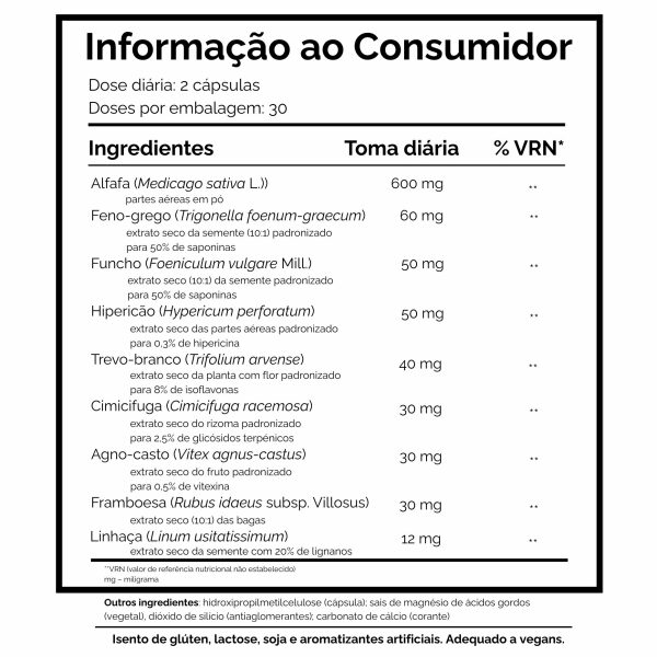 Informação ao Consumidor Meno-Z Dharma Botanicals 1863x1863